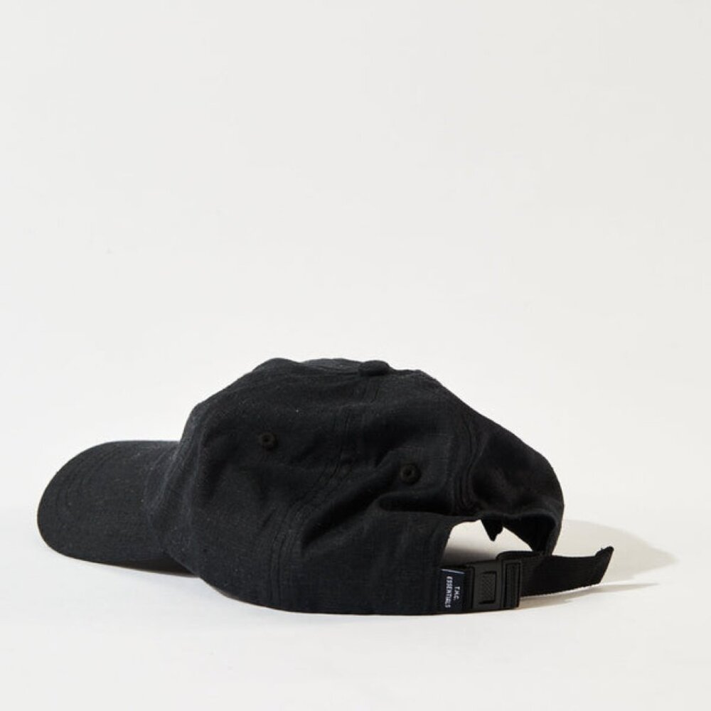 BNWT Afends - Foundation - Unisex Hemp Weed 6 Panel Black Cap Hat - Picture 3 of 6